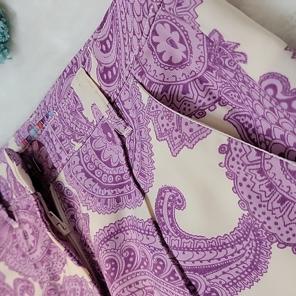 NWT Urban Outfitters Womens Paisley Pants - Picture 5 of 7